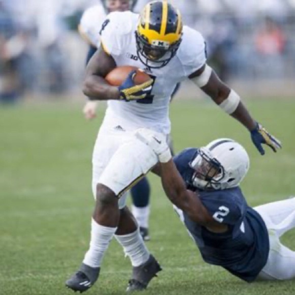 Michigan standout WR David Terrill autograph 8x10 - Picture 3 of 4